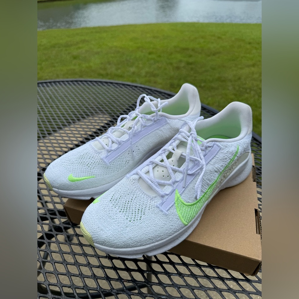 Nike superRep Women's White and Green Running Shoes size 10 - Picture 7 of 8
